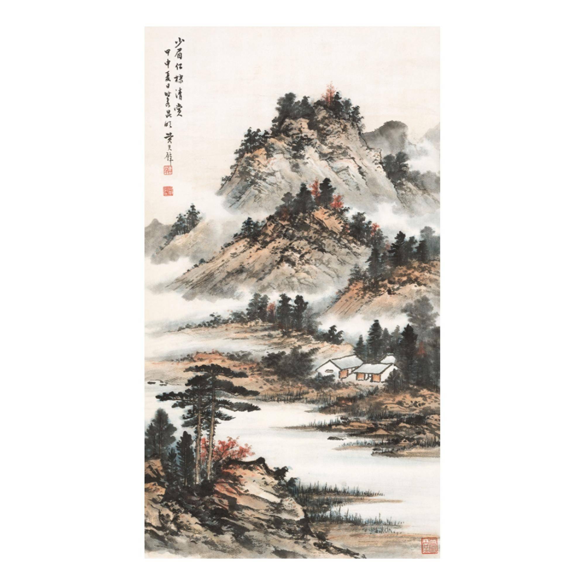 雲溪行旅圖